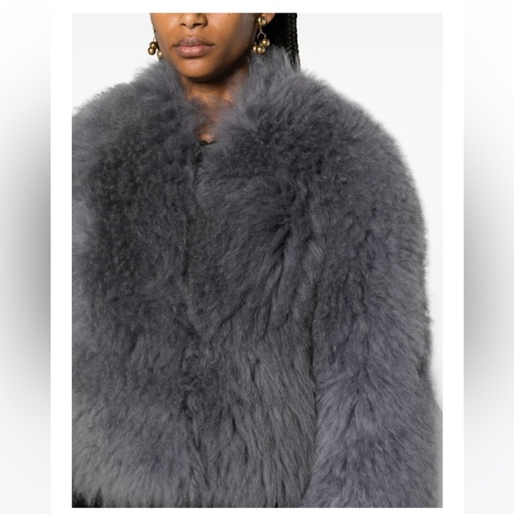 Ferragamo shearling cropped jacket - Picture 5 of 11